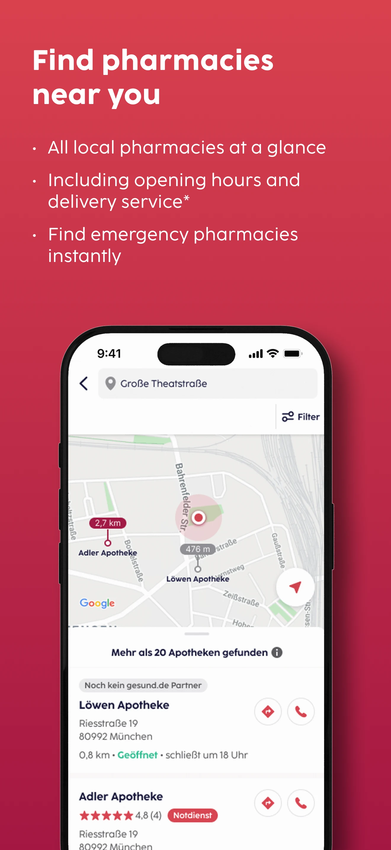 gesund.de - E-Prescription App screenshot